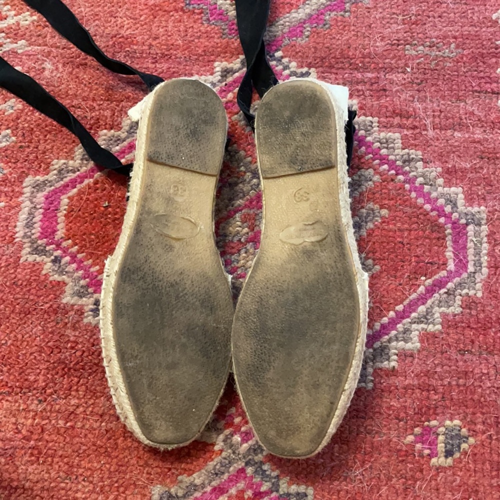 Zara Basic Lace Up Flat Espadrilles - image 4